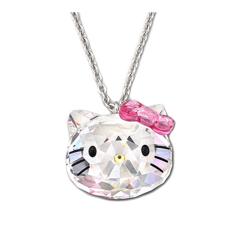 SWAROVSKI CRYSTAL HELLO KITTY PENDANT NECKLACE